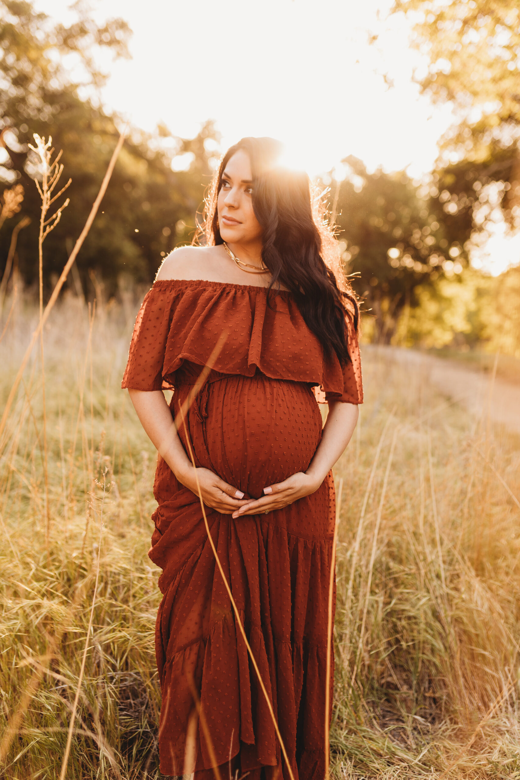 maternity sunset photo session