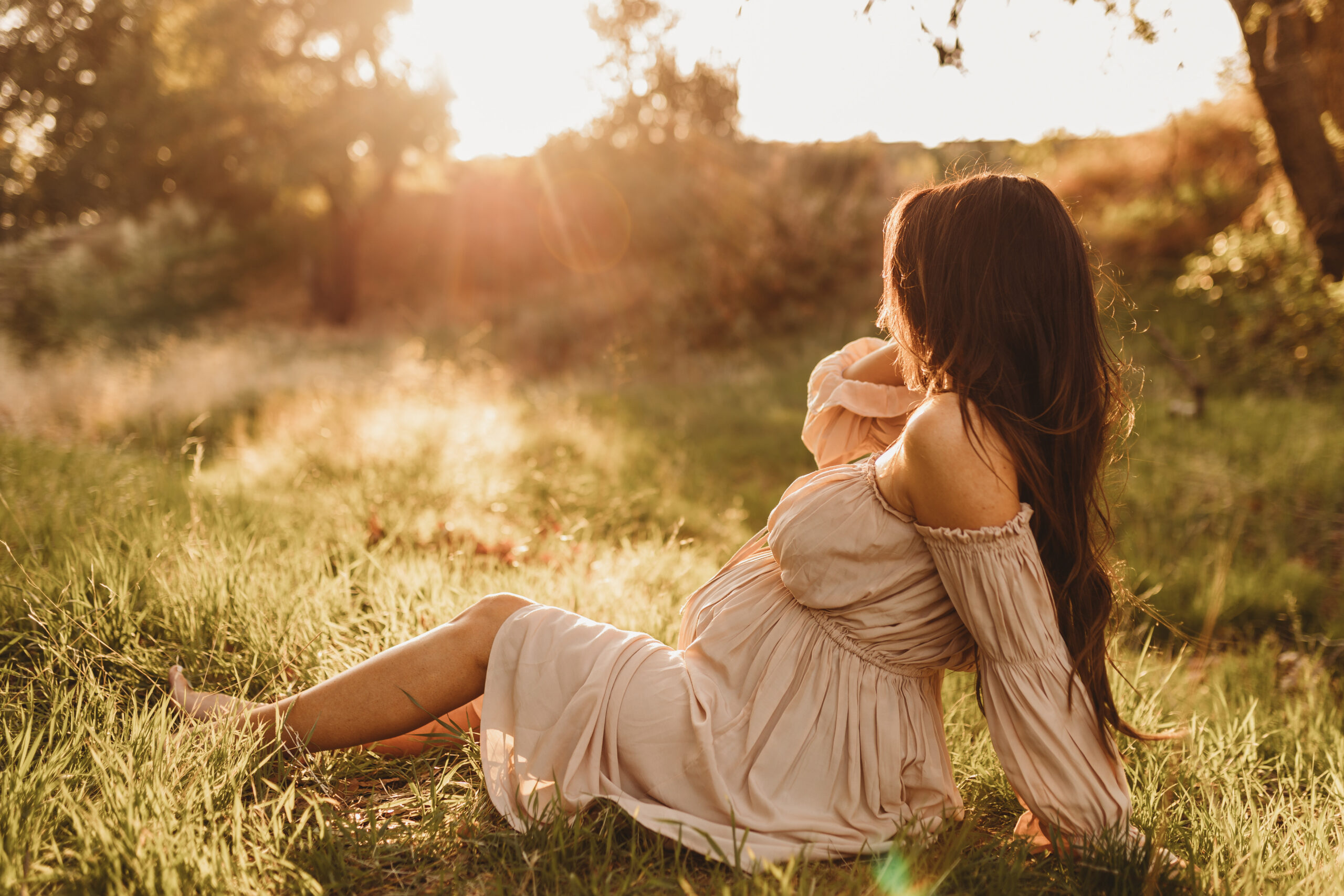 maternity sunset photo session